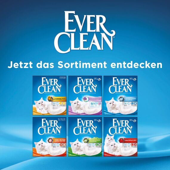Ever Clean Katzenstreu mit schnellwirkender Geruchsbekämpfung, 10 Liter, mit Duftstoffen