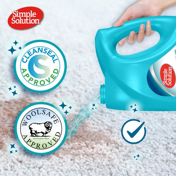 Simple Solution Extreme Pet Flecken- und Geruchsentferner, Enzymatischer Reiniger mit 3X Pro-Bakterien Reinigungskraft - 4Ltr