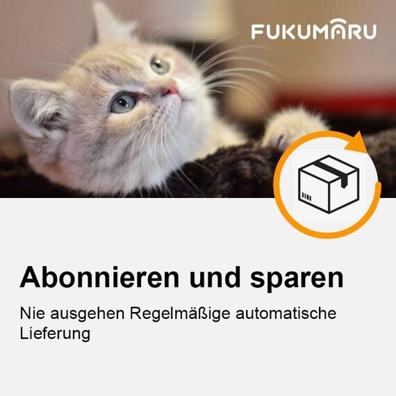FUKUMARU Tofu Katzenstreu 5.4kg, Klumpstreu für Katzen, Gemischtes Maispellets, Staubfrei und Leicht klumpend, Geruchskontrolle, spült in der Toilette, Geringe Rückstände