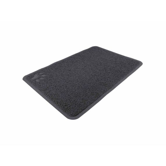 TRIXIE 40382 Vorleger für Katzentoiletten, PVC, 40 × 60 cm, anthrazit