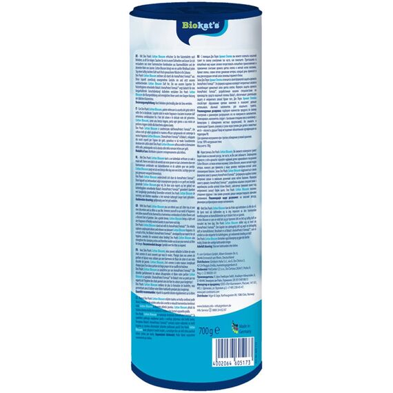 Biokat's Deo Pearls Cotton Blossom - Streuzusatz mit Duft für Frische und feste Klumpen in der Katzentoilette - 1 Dose (1 x 700 g)