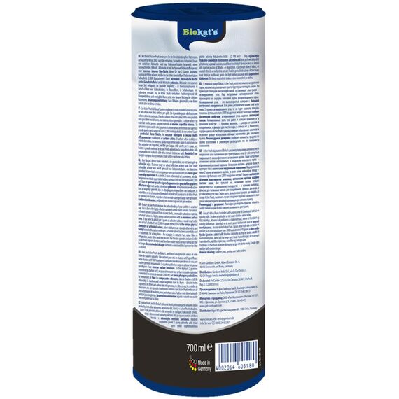 Biokat's Active Pearls - Streuzusatz mit Aktivkohle verbessert Geruchsbindung und Saugfähigkeit der Katzenstreu - 1 Dose (1 x 700 ml) (Packung mit 2)