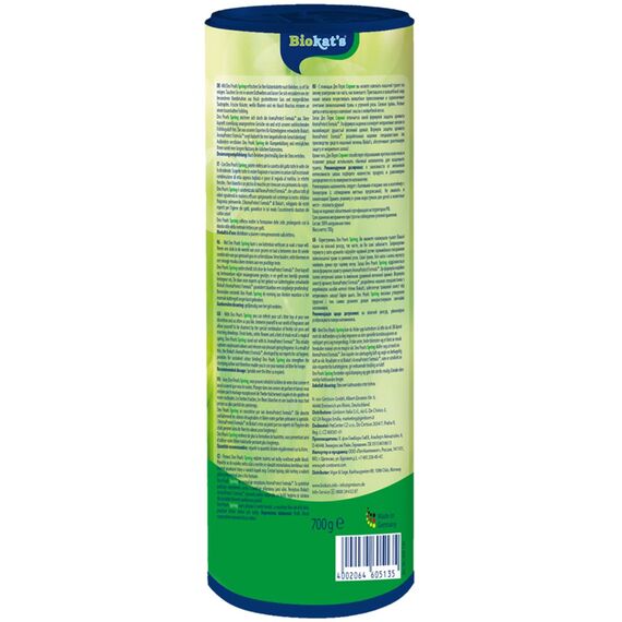 Biokat's Deo Pearls Spring - Streuzusatz mit Duft für Frische und feste Klumpen in der Katzentoilette - 1 Dose (1 x 700 g)