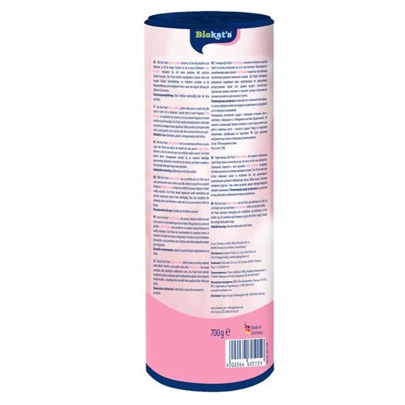 Biokat's Deo Pearls Baby Powder - Streuzusatz mit Duft für Frische und feste Klumpen in der Katzentoilette - 6 Dosen (6 x 700 g)