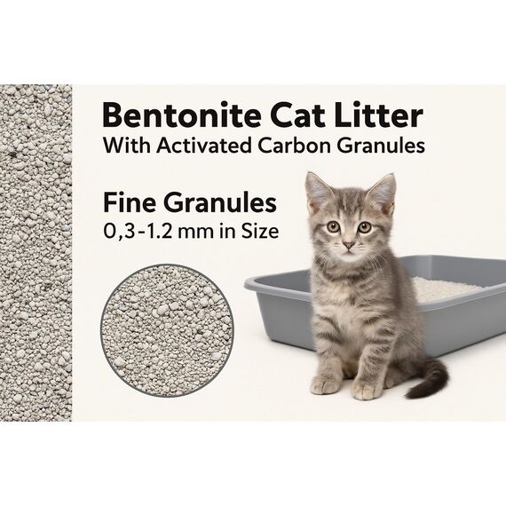 Flamingo Katzenstreu - katzenstreu klumpstreu - extra feiner Körnung - 12L (12KG) für 10 Wochen - Herkunft Kanada - auch für Kätzchen - natürlich & duftfrei - Ideal für 1 oder mehrere Katzen