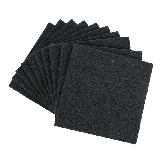 HMF 3789 Aktivkohlefilter für Komposteimer und Katzenklo | 10 Stück | 165 mm
