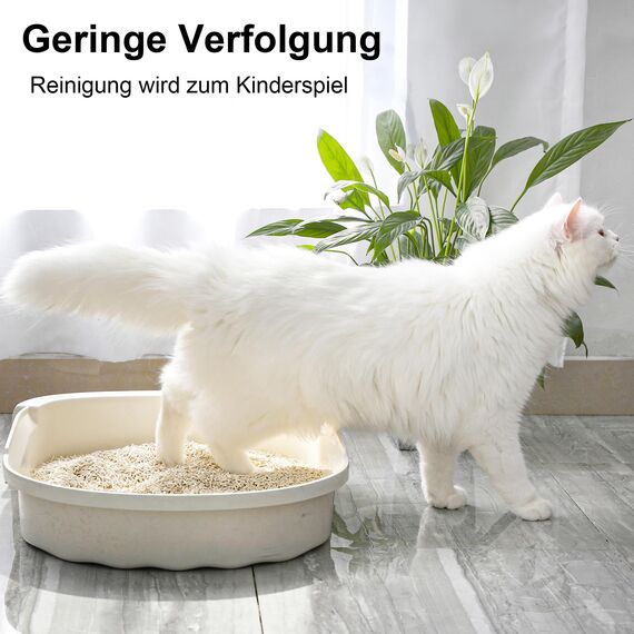 FUKUMARU Tofu Katzenstreu 5.4kg - schnelle klumpenbildung, Tofu und Bentonit Katzenstreu, staubfrei und leicht zu klumpen, Geruchskontrolle（Weißer Tee）, kann die Toilette hinuntergespült Werden.