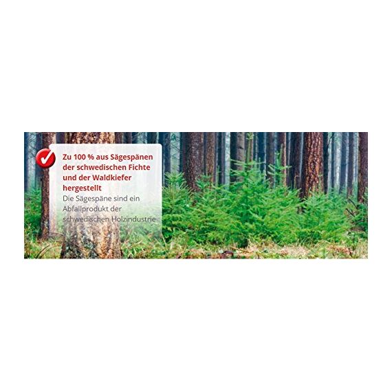 PeeWee 42 L / 27 KG Holzstreu Katzenstreu Einstreu Bio Öko Streu Pellets (3x9kg)