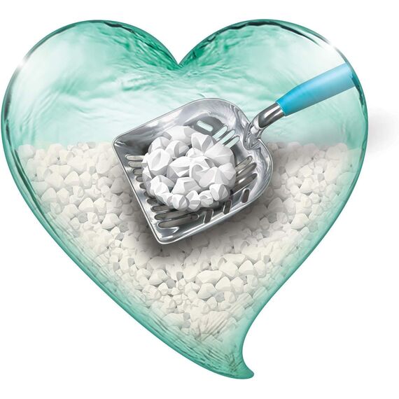 Sanicat Klumpstreu Active White mit Lotusblumenduft Hergestellt aus natürlichen Mineralien mit garantierter Geruchsbindung Absorbiert die Feuchtigkeit und erleichtert die Reinigung Packungsgröße 6l