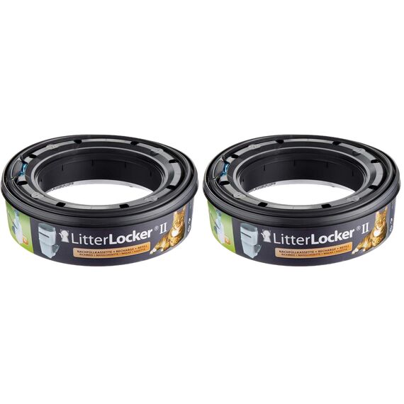LitterLocker Round Unit Refill für LitterLocker II für die Katze (Packung mit 2)