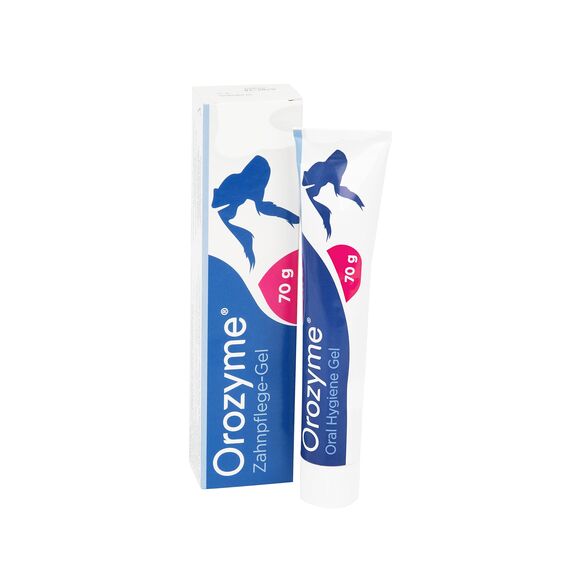 emmi-pet 1x Orozyme Zahnpflege-Gel für Hunde & Katzen mit Selbstreinigungsfunktion I Zahnpasta für effektive Maulhygiene I Hundezahnpasta gegen Zahnstein, Mundgeruch & für die optimale Balance