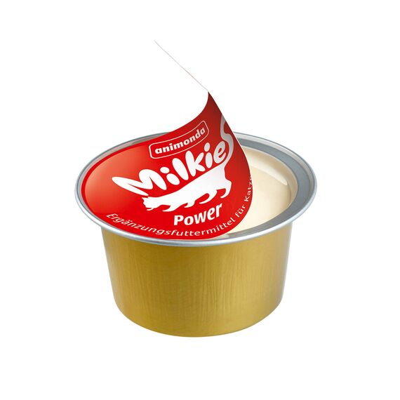 animonda Milkies Katzensnack mit Milch - Cups Variety Mixpack (20 Cups à 15 g), leicht verdauliche Katzenmilch für Erwachsene Katzen, Milch-Snack ohne Soja und Zucker