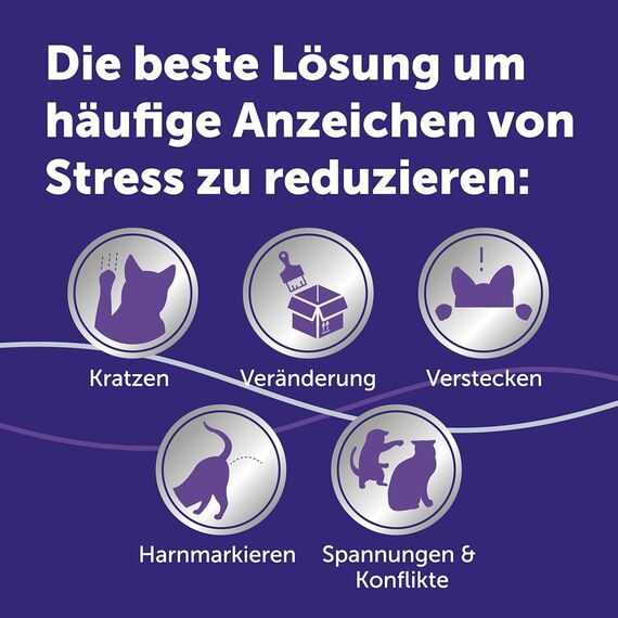 FELIWAY Optimum 3x30 Tage Vorteilspack für Pheromon Verdampfer, 3x48ml - Hilft Anzeichen von Stress bei Katzen und Kitten zu reduzieren, von Tierärzten empfohlen, klinisch getestet, für mehr Harmonie