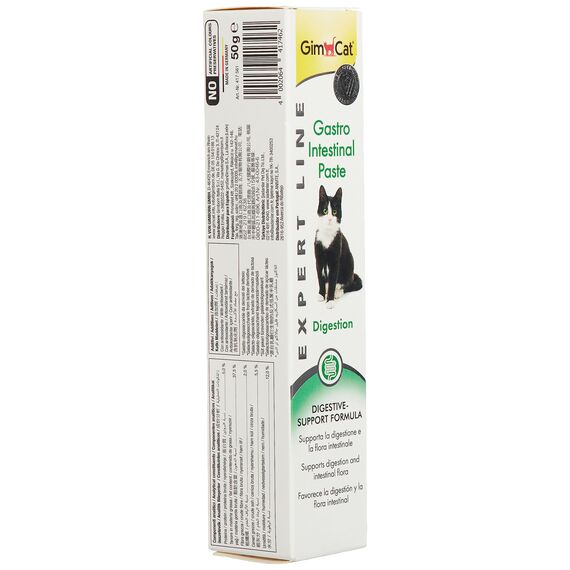 GimCat EXPERT LINE Gastro Intestinal Paste - Funktionaler Katzensnack unterstützt Verdauung und Darmflora - 1 Tube (1 x 50 g) (Packung mit 2)