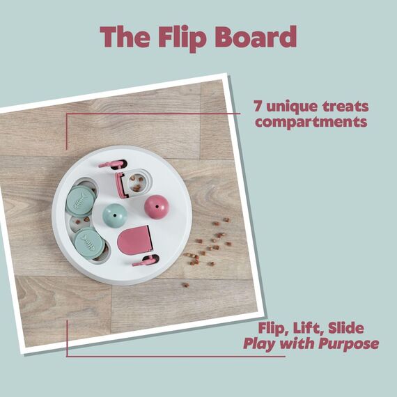 Trixie Cat Activity Flip Board, 1 Count (Pack of 1)
