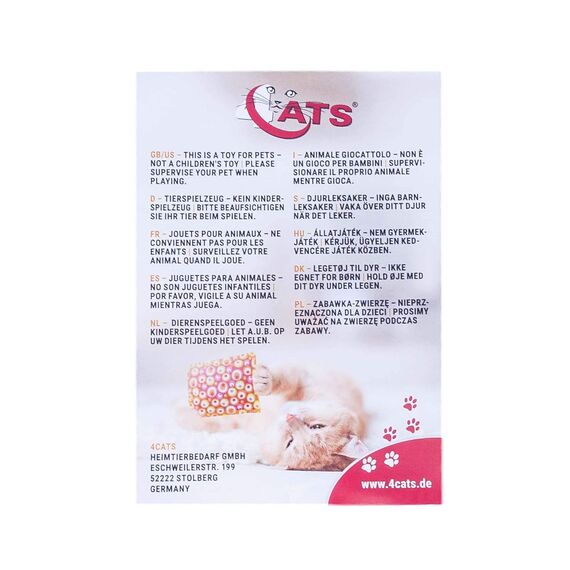 4cats Schmusekissen Valerian Kissen – 4 Stück Sparpack – Original Made in Germany