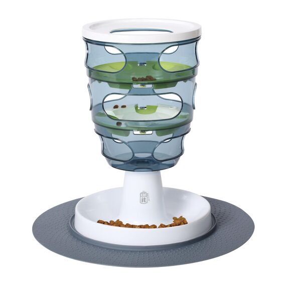 Catit Design Senses Futter Labyrinth, interaktives Spielzeug für Katzen, Alle Rassengrößen , 1 Packung