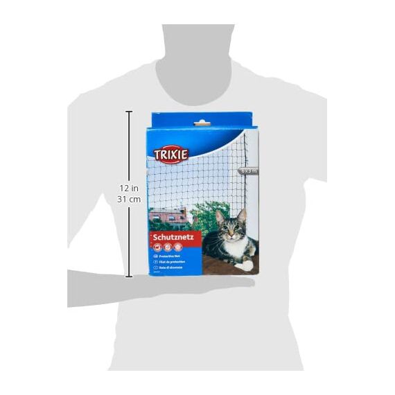 Trixie 44331 Schutznetz, 6 × 3 m, schwarz