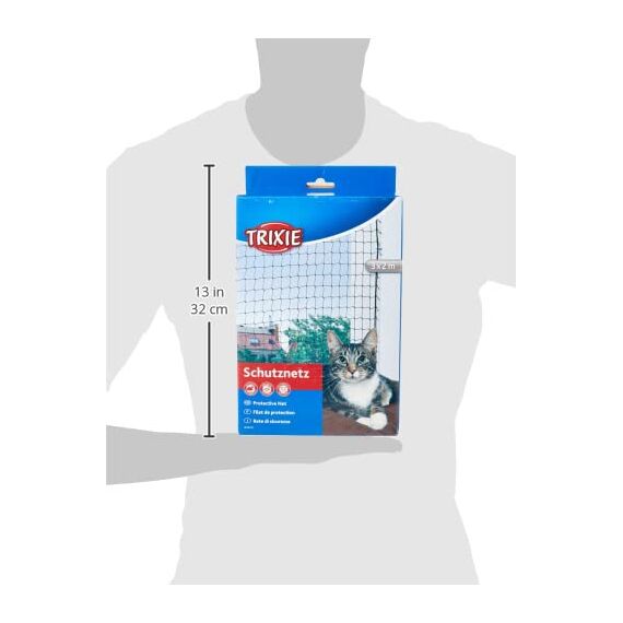 Trixie 44311 Schutznetz, 3 × 2 m, schwarz