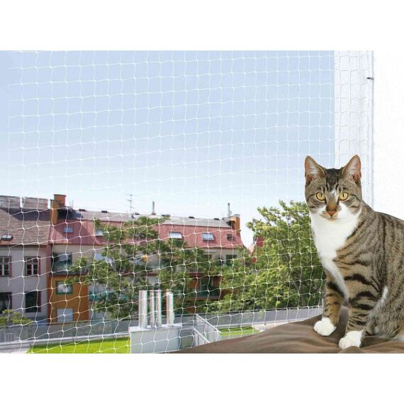 Trixie 44303 Schutznetz, 2 × 1,5 m, transparent