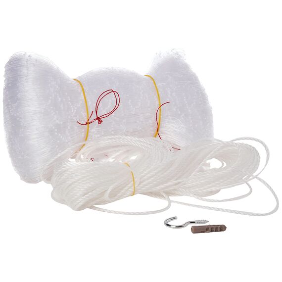 Trixie 44343 Schutznetz, 8 × 3 m, transparent