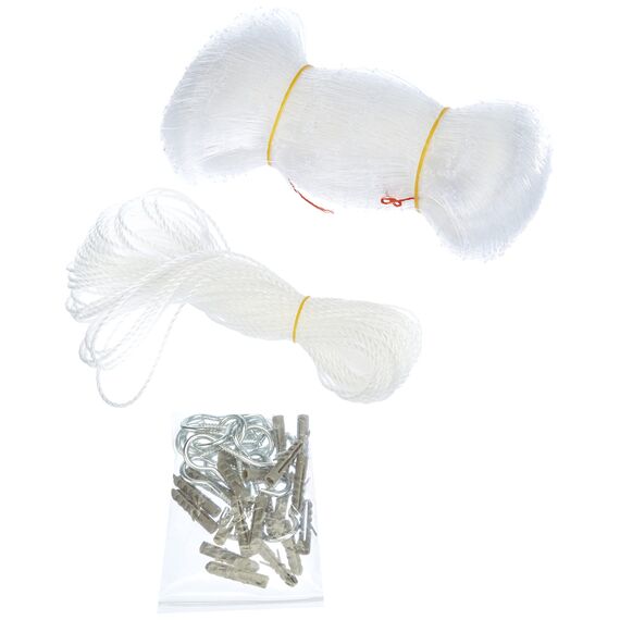 Trixie 44333 Schutznetz, 6 × 3 m, transparent