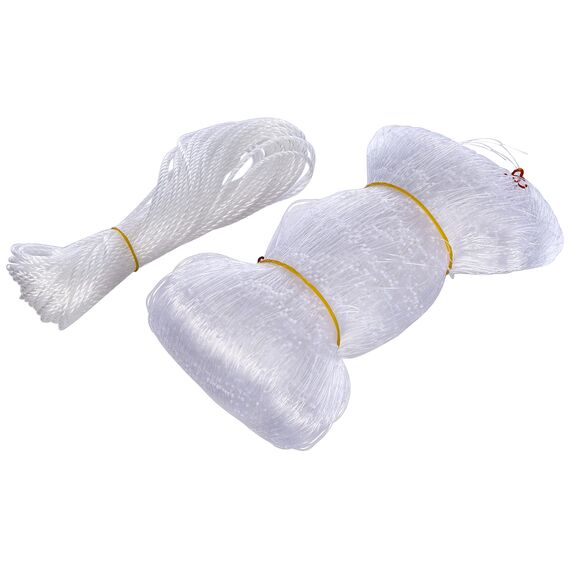 Trixie 44333 Schutznetz, 6 × 3 m, transparent