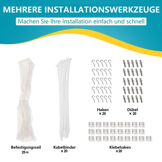NieKilig Katzennetz für Balkon ohne Bohren, Transparent Katzengitter Balkon Wetterfest UV-Beständig Katzenschutz für Fenster Tür Terrasse Balkongitter Auch, Dachluken (6x3m)