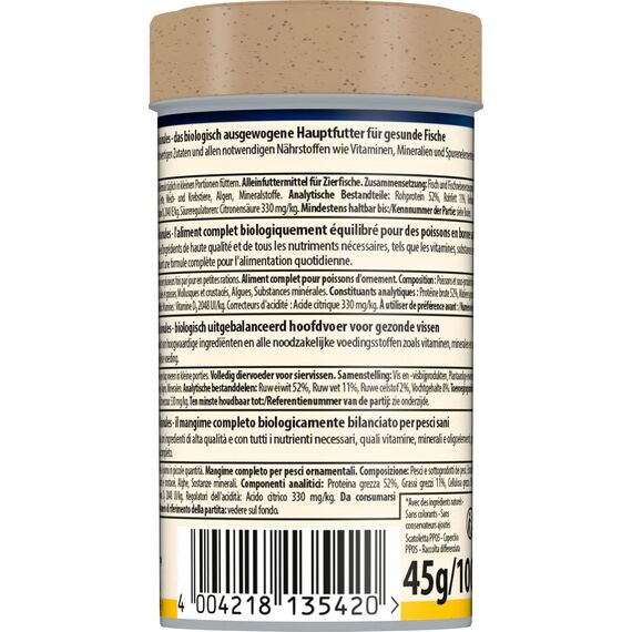 TetraMin Mini Granules - langsam absinkendes Fischfuter für kleine Zierfische wie z.B. Salmler und Barben, 100 ml Dose