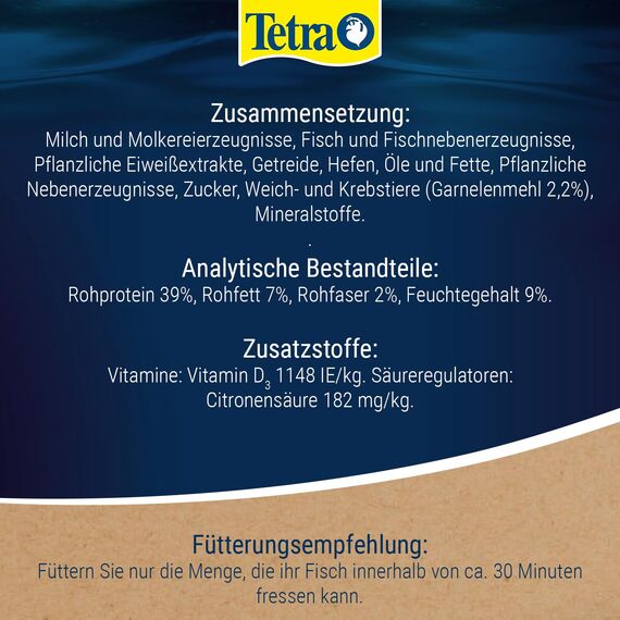 Tetra Tablets TabiMin XL - Tabletten Fischfutter für alle größeren Bodenfische, insbesondere für Bodenfische mit größerem, unterständigem Maul, 133 Tabletten Dose