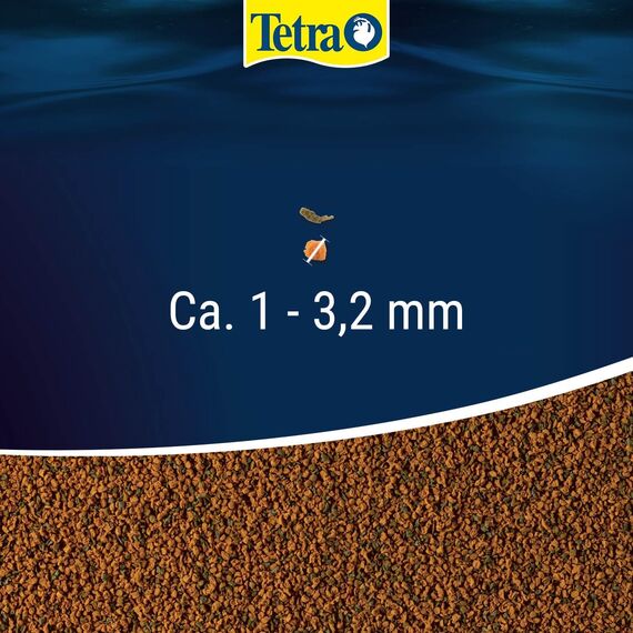 TetraMin XL Granules - langsam absinkendes Fischfutter für größere Zierfische in der mittleren Wasserschicht des Aquariums, 250 ml Dose