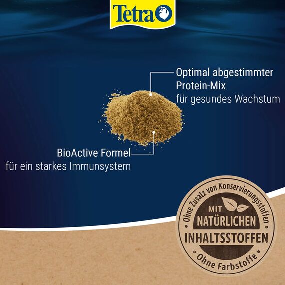 TetraMin Baby - Fischfutter in Form von Mikro-Flocken für die Zierfischbrut bis 1cm Länge, spezielles Wachstumsfutter, 66 ml Dose