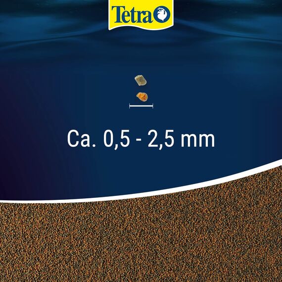 Tetra Cichlid Granules - Hauptfutter Mix mit 2 verschiedenen Granulaten für mittelgroße Cichliden, 500 ml Dose