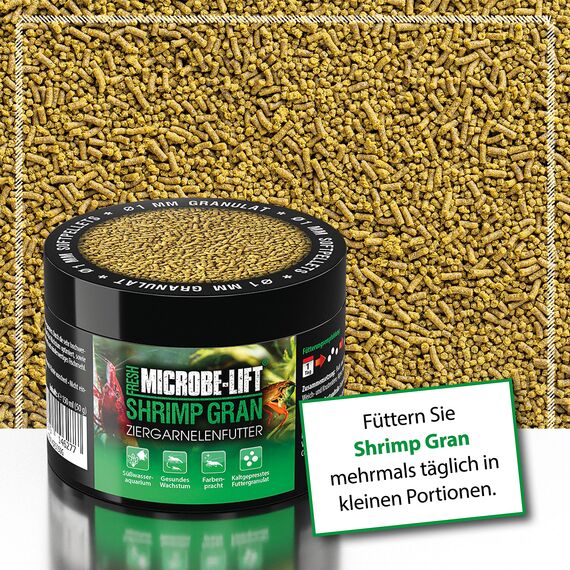 Garnelenfutter Neocaridina Caridina – kaltgepresstes Softgranulat 150 ml / 50 g – sinkend, wasserstabil & hochverdaulich – für Wachstum, Häutung & Farbenpracht – ARKA Shrimp Gran