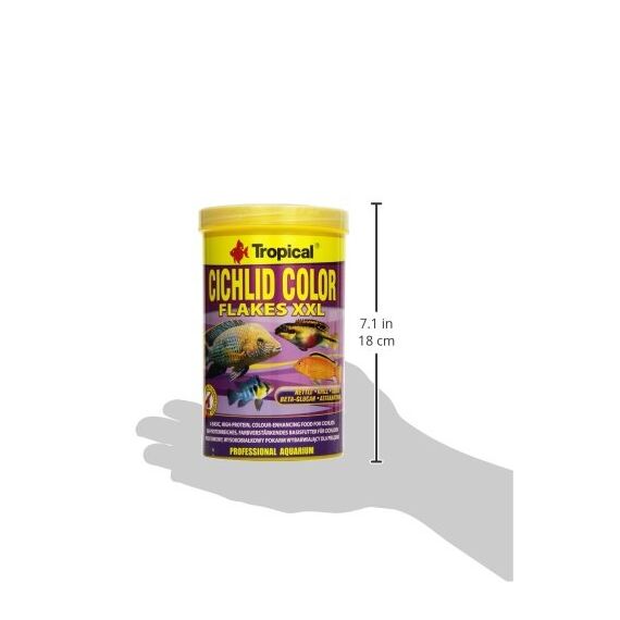 Tropical Cichlid Color Flakes XXL, 1er Pack (1 x 1 l)