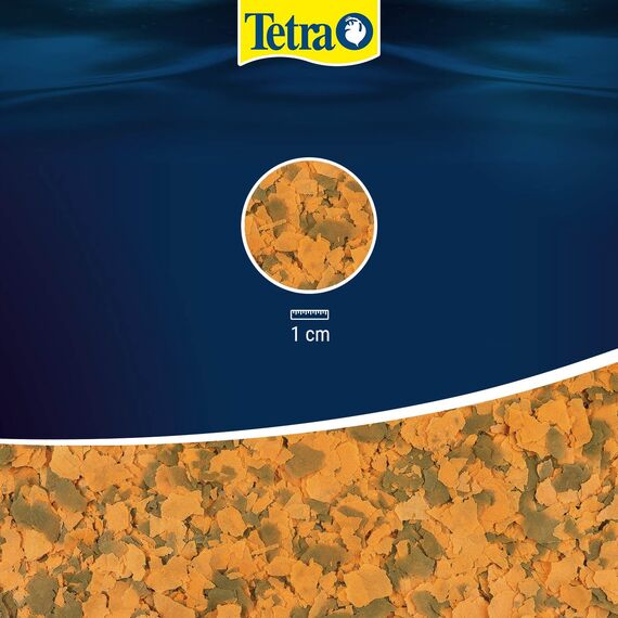 Tetra Cichlid XL Flakes - Fischfutter in Form großer Flocken für größere Cichliden und andere große Zierfische, 1 L Dose