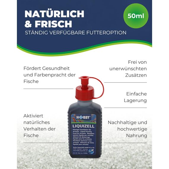Hobby Liquizell - Startfutter - 50 ml