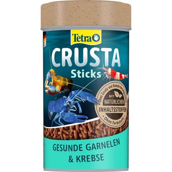 Tetra Crusta Sticks - Futter für Garnelen und Krebse, für eine artgerechte Ernährung, 100 ml Dose