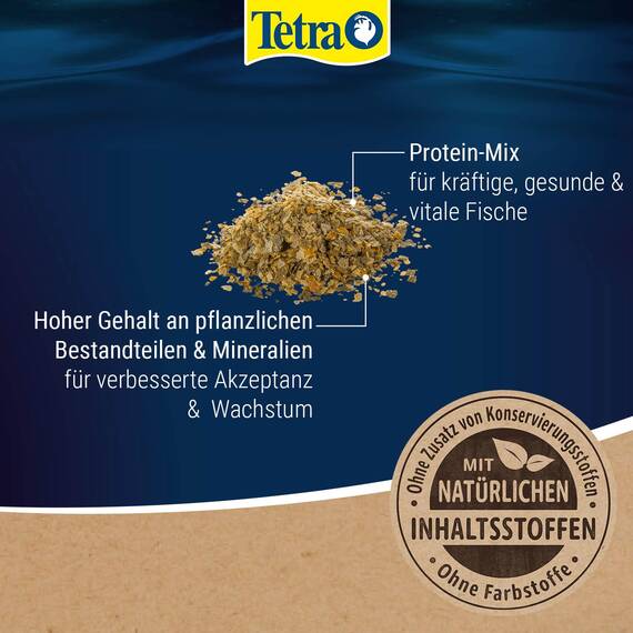 Tetra Guppy Mini Flakes - Fischfutter für alle Guppys, feines Flockenfutter für eine ausgewogene und nährstoffreiche Ernährung, 100 ml Dose