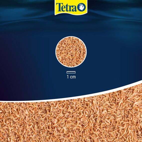 Tetra Delica Krill Naturfutter - 100% gefriergetrocknete Krill, natürliche Snacks für Zierfische, 100 ml Dose