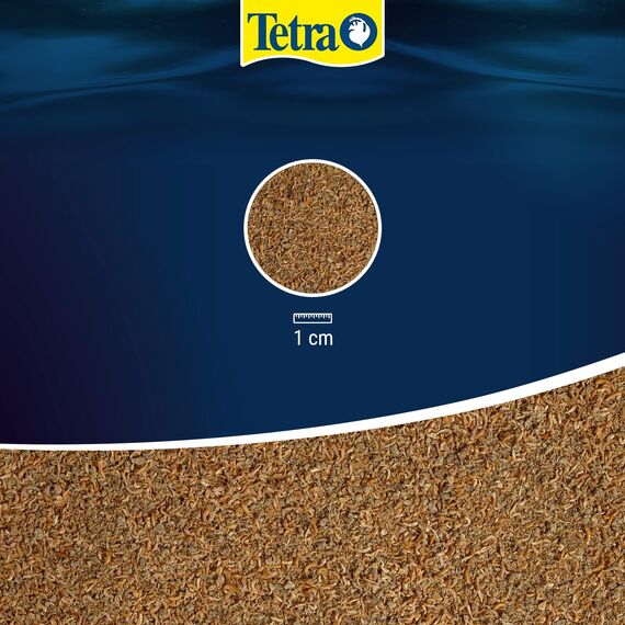 Tetra Delica Mix Naturfutter - Mischung mit 4 verschiedenen Futtertieren (Wasserflöhe, Artemia, Krill, Gammarus), natürliche Snacks für Zierfische, 250 ml Dose