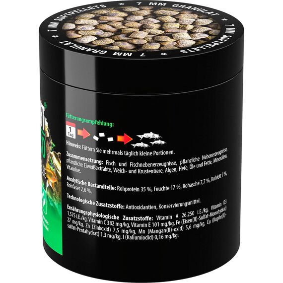 Welsfutter 250 ml / 120 g – kaltgepresstes Softgranulat für Saugwelse & Bodenfische – sinkend, formstabil & hochverdaulich – ARKA Vita Pleco
