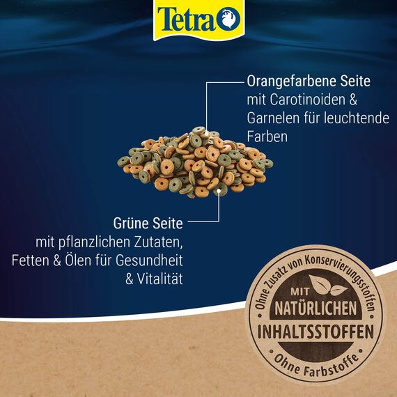 Tetra FunTips Tablets - an der Aquarium-Scheibe haftende Futtertabletten, optimal zum Beobachten der Fische geeignetes Fischfutter, 75 Tabletten