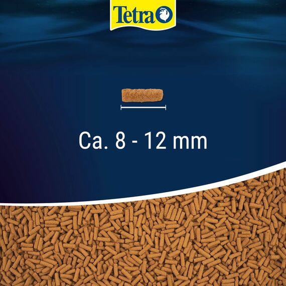 Tetra Cichlid Sticks - Fischfutter für alle Cichliden und andere große Zierfische, schwimmfähige Futtersticks, 10 L Eimer