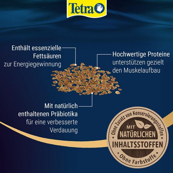 Tetra Pro Colour Multi-Crisps - Premium Fischfutter mit Farbkonzentrat für schöne, farbenprächtige Fische, 250 ml Dose