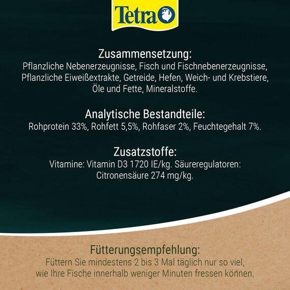 Tetra Pond Koi Sticks - Koi-Futter für farbenprächtige Fische und eine verbesserte Wasserqualität, 1 L Dose