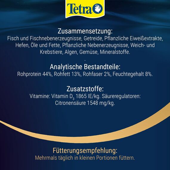 Tetra Pro Colour Multi-Crisps - Premium Fischfutter mit Farbkonzentrat für schöne, farbenprächtige Fische, 250 ml Dose