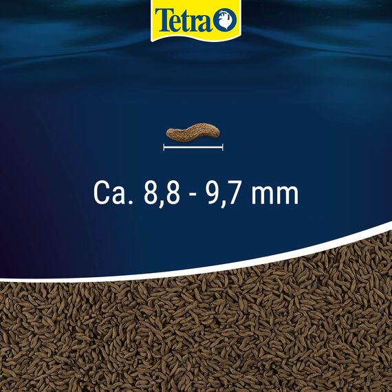 Tetra Goldfish Wave Sticks - Fischfutter in Form von wurmförmigen Futtersticks für alle Goldfische und andere Kaltwasserfische, 100 ml Dose