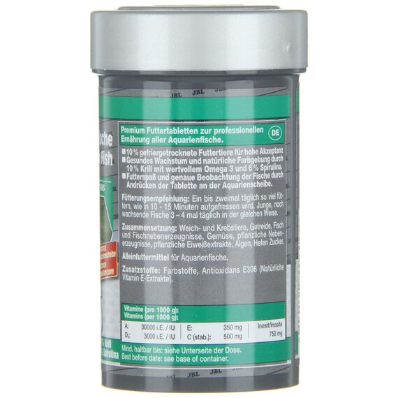 JBL Tabis 40600 Premium Alleinfutter für Saugwelse, Futtertabletten 100 ml