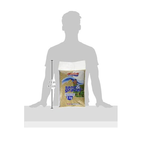 Croci Amtra Amber Sand - Sand für Aquarien, Süß und Meerwasser-Aquarienboden, natürlich, ungiftig, 1-2 mm/5 kg (Packung mit 2)